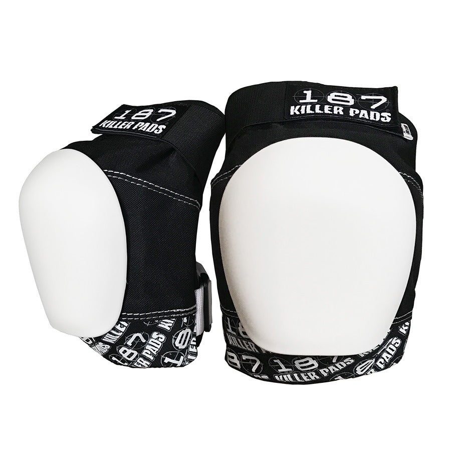 187 Pro Knee Pad White Cap