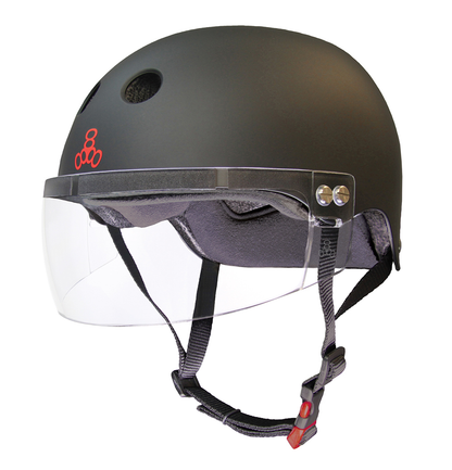 Triple 8 Certified Sweatsaver Helmet Visor - Black Matte