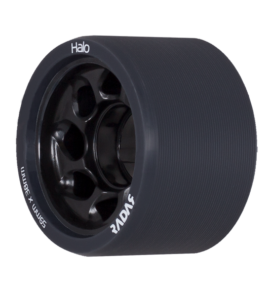 Radar Halo Wheels Black 101A - 8PK