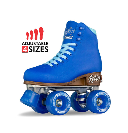 Kids Retro Roller Skates Deep Blue - Adjustable