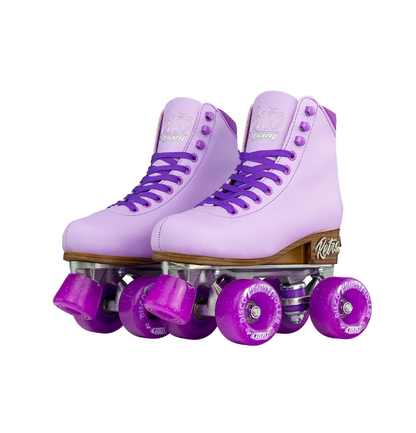 Kids Retro Roller Skates Purple Rain - Adjustable
