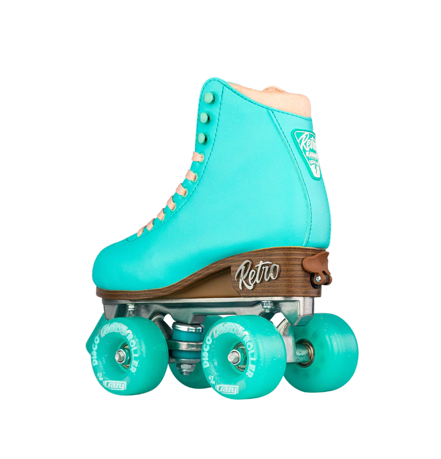 Kids Retro Roller Skates Teal - Adjustable