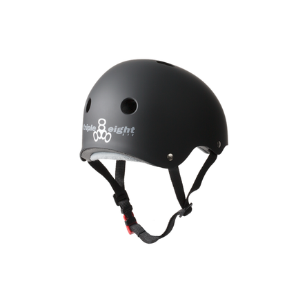 Triple 8 Certified Sweatsaver Helmet - Black Matte