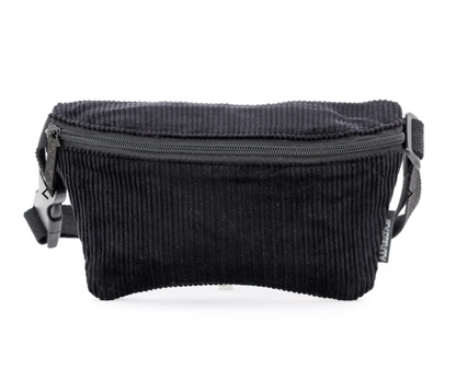 Fanny Pack | Slim Design| Corduroy Black